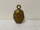 Thai Temple Bell God Ganesh Elephant Antique Style Brass Clapper Hanging Decor