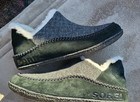 Mens Sorel  Manawan Ll Black Moccasin Slippers  -size 9