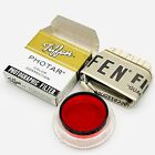 Mint Nos Tiffen Series 6 25a  red 1  Photar Glass Filter With Case And Insert