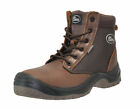 Men Work Boot Cobra C626 Brown Synthetic Leather Soft Toe And Slip Resistant New