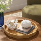 15  Bleached Wood Tray - Threshold