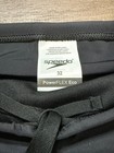 New Men Speedo Swim Briefs Size 32 Classic Solid Black Athletic Swimwear