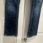 Miss Me Signature Dark Wash Bootcut Stretch Jeans Rhinestone Women   s