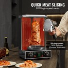 Electric Kebab Cutter Slicer Shawarma Meat Knife Doner Gyro With 2 Blades