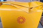 Vintage Tupperware Picnic Pack Hostess Set 80s Yellow Starburst Soft Sided Nib 