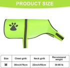 Reflective Dog Safety Vest High Visibility Waterproof Jacket Medium Yellow