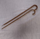 German Walking Cane Sticks 2 With 17 Badges