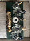 Vintage Lot Of 8 Miniature Shalimar Perfume Bottles boxesparis France Empty