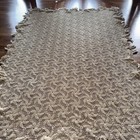 Handmade Crochet Bedspread Table Cloth Vintage Off White Ecru
