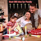 Led Candle Window Light Flameless Taper Candles With Suction Cups 8 Pack remote