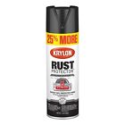 Krylon  Gloss Black Spray Paint  Rust Protector Enamel  15 Oz   Case Of 6