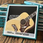 Acoustic Guitar Strings 010-047 Copper Alloy Wound Plus  2 Free Picks