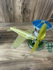 Schylling Aerodome Airport Control Tower Vintage Wind Up Tin Toy With Airplanes