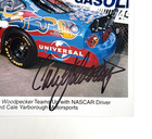 Nascar Cale Yarborough Autograph Signed Photo 8x10  98 Woody Woodpecker