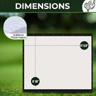 Golf Simulator Impact Screen Durable Grommets Reinforced  9 10 x 11 5 8   
