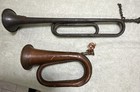 Antique Whaley Royce Copper Bugle   Fanfare Trumpet Lot  True tone A6 Mouthpiece