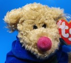 Ty Attic Treasures  piccadilly  The Clown Bear   1998   6069  8 5 l  Mwmt 