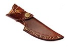 Custom Handmade Fixed Blade Genuine Leather Sheath Knife Holster Vertical Knife