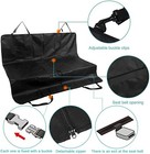 Seat Cover Rear Back Car Truck Pet Dog Travel Waterproof Bench Protector  Black