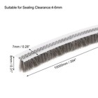 Weather Stripping Adhesive Felt Door Seal Strip 394 Inch L X 0 31 Inch Gray