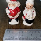 Vintage Napco Mr   Mrs Santa Claus Christmas Salt Pepper Shakers Japan