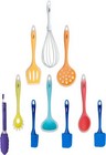 11-piece All-in-one Silicone Kitchen Utensil Set  Multicolor    free Shipping 