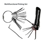 Stainless Steel Portable Key Practice Set Professional Key Door Open      