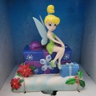 Vintage 2005 Disney Brass Key Tinker Bell Christmas Holiday Stocking Holder New