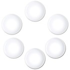Enenes 50mm Round Glass Cabochons 25pcs Clear Dome Cabochon Tiles With Flat B   