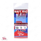 20pks Feather Size 14 Glow Bead Sabiki 6-hook Fishing Bait Rig  14 Piscatore New