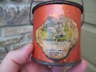 Stamper Meyer Grocer Illinois 12 Ounce Peanut Butter Tin Full  Girl   Lamb