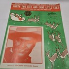 Lot Of 2 Vintage Pieces Of Christmas Sheet Music 1959   1962