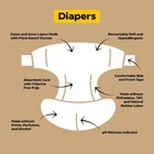 Dyper Baby Diapers Size 2   Plant-based     Day   Night Protection Pack Of 2