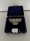 Boxed Stunning Victorian Chester  1898  Sterling Silver Highly Decorated Bowl