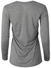 Nike Women s Team Legend Long Sleeve Top Gray Heather Cu7545 Retail  28