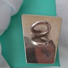 Vintage Zuni Sunface Sterling Silver  Turquoise Bolo Tie Holder Accessory