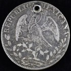 1848 Mexico 8 Reales     Vf Very Fine Details     Silver Coin Go Holed    trusted   