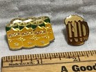 Vintage Busch Beer 6 Pack  And Beer Mug Pin Back Lapel Pin Hat Pin Enamel