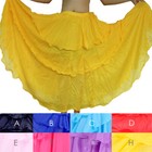 Dance Performance Dance Costume Chiffon Fancy 3 Layers Skirt Belly Dance Skirt