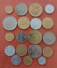 Lot Of 19 Used Old Israel Coins All Different Free Shipping Worldwide