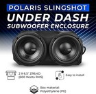 Ds18 Polaris Slingshot Under Dash Enclosure With 2x 6 5  Subwoofers   Amplifier