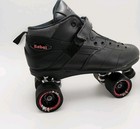Sure-grip Rebel Quad Roller Skates Men   s Size 13 Black Fugitive Wheels