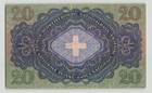 Switzerland 20 Francs 1951  P-39s  22 2 51   Original Vf Grade  27y 073839  E4