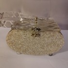 Florida Handbags Miami Fl 1950 s Vintage Mother Of Pearl Gold silver Confetti