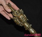 14 4  Tibet Buddhism Temple Bronze Vajra Phurpa Dagger Equipment Faqi Statue