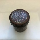 Antique Vtg Burma Burmese Lacquer Ware Betel Nut Box Red Gold Flowers Trinket