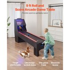 Uimoso 9 Ft Roll   Score Arcade Game Table Led Electronic Scorer Game 4 Balls