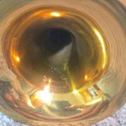 Vintage Brass Bugle Military Cavalry Style W  Chain  L