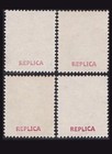 4 Pieces Malta 1922-30 High Value Stamps Mnh Reproduction Stamp Sv