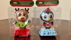 New Solar Powered Christmas Dancing Toy Bobblehead Figures Lot Of 6